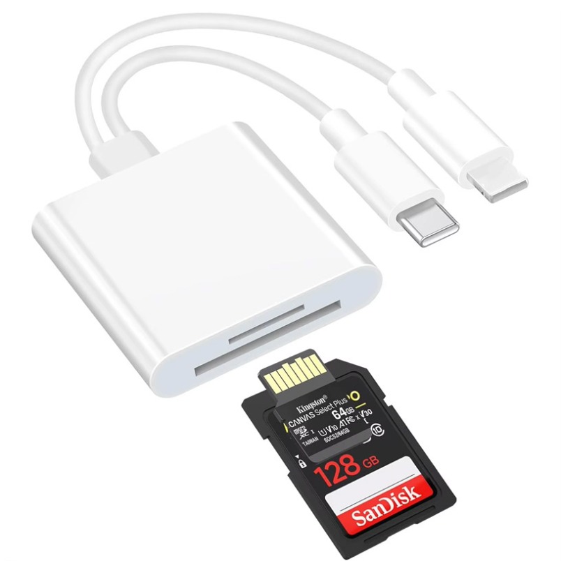 Home Assistant Sd - 高速SDカードリーダー 2in1 Lightning USB C デュアルスロット