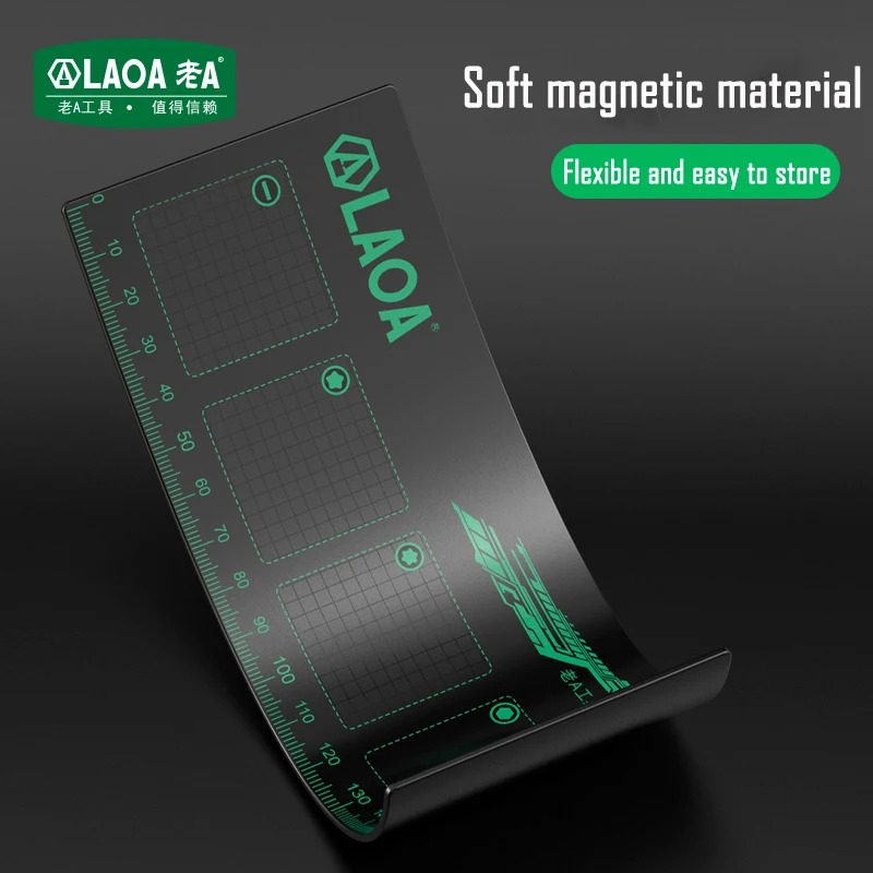 Home Automation System Diy - LAOA 磁気ネジ収納マット 両面ソフト磁気ホルダーパッド 携帯電話電子機器修理用ポータブル紛失防止オーガナイザー