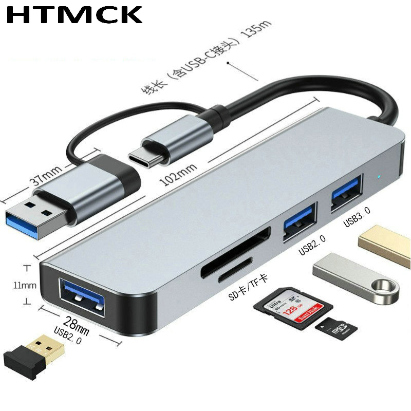 Home Assistant Sd - 8 in 2 USB C ハブ