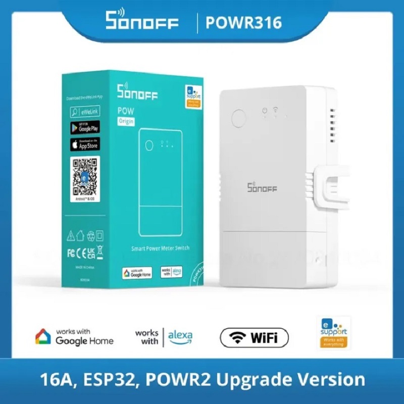 Sonoff Basic Switch - SONOFF POW 原点 Powr316 インテリジェンスパワーメータースイッチ 16A