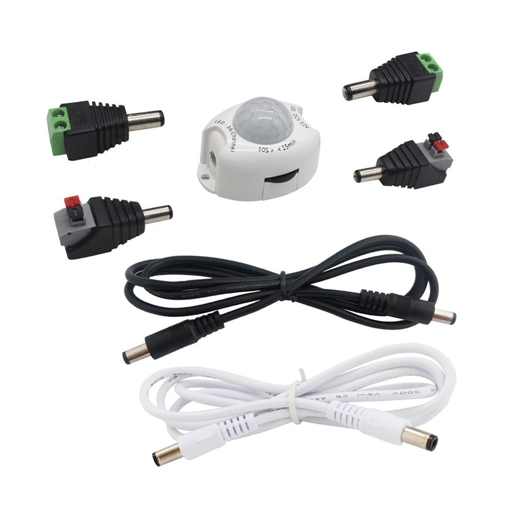 Motion Sensor Pir Wired - PIR モーションセンサースイッチ 12V DC タイマー自動オンオフ LED
