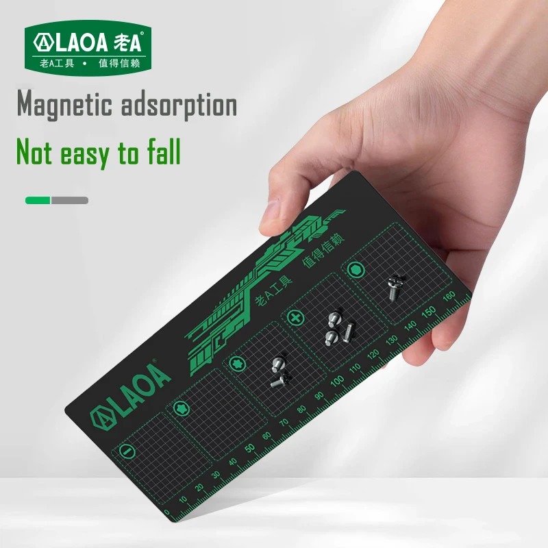 LAOA 磁気ネジ収納マット 両面ソフト磁気ホルダーパッド  - Home Automation System Diy のレビューと価格