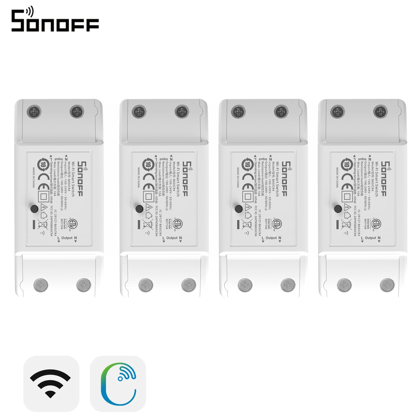 Sonoff Basic-R4 ミニWiFiスマートスイッチ - Sonoff Basic Switch のレビューと価格