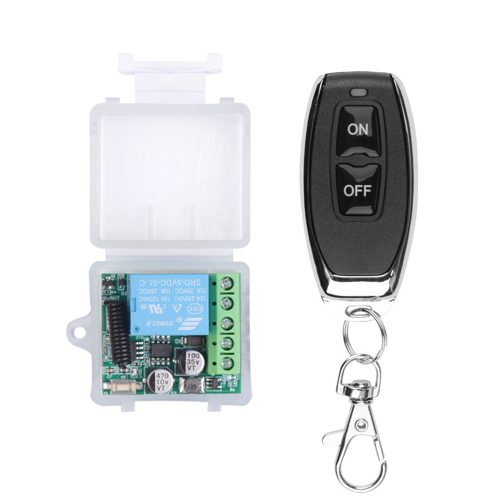 DC 12V 433Mhz RF ワイヤレスリモートコントロ - Diy Home Automation Controller のレビューと価格