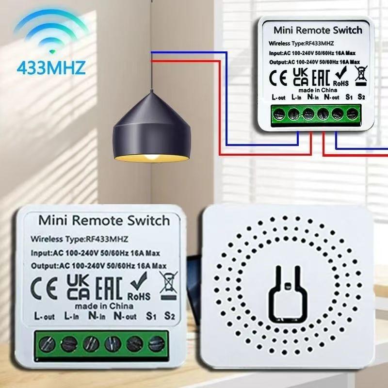 RF 433MHzスマートスイッチミニDIYワイヤレスリモコ - Diy Home Automation Controller のレビューと価格