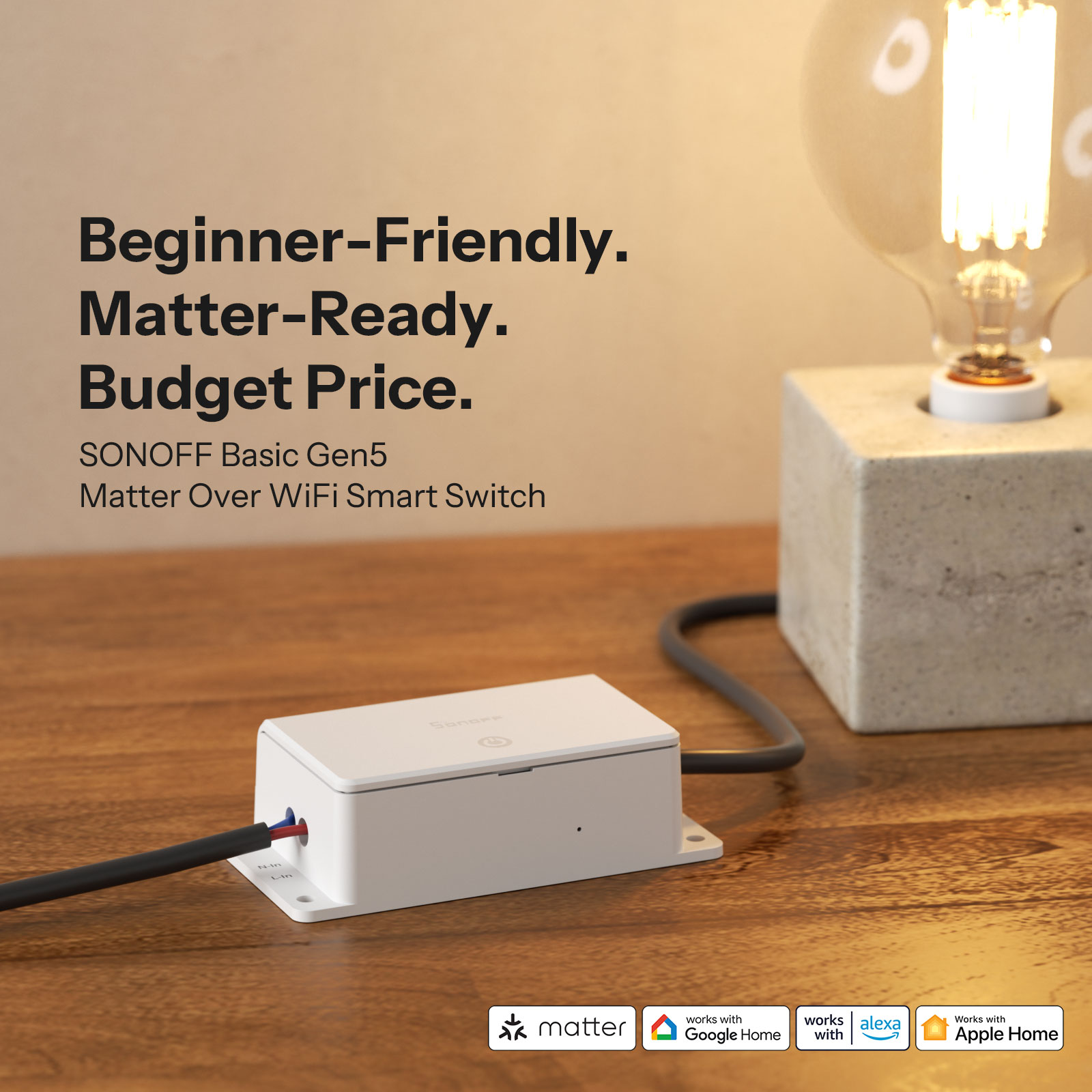 SONOFF Basic Gen5 (BASIC-1GS)  - Sonoff Basic Switch のレビューと価格