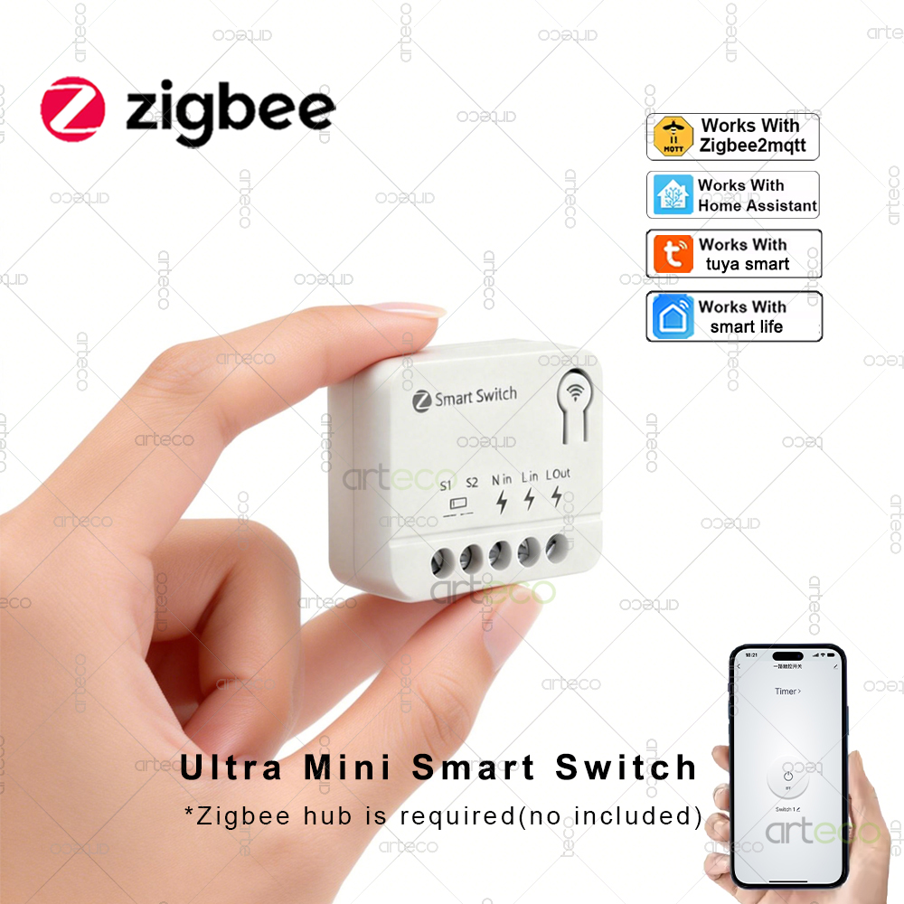 Zigbee ミニブレーカー DIY スマートスイッチモジュ - Diy Home Automation Controller のレビューと価格